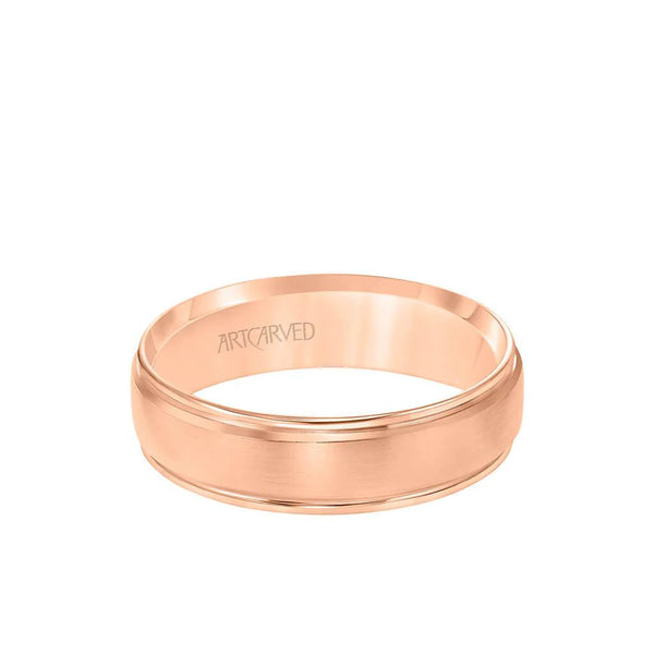 Low Dome Round Edge Carved Wedding Band 11-WV8899R6-G.00