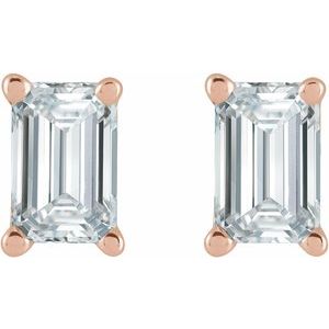 14K Rose 1 1/2 CTW Lab-Grown Diamond Earrings 88101:LG607:P