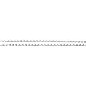 Sterling Silver 3.8 mm Hollow Puffed Anchor 20" Chain CH1248:607:P