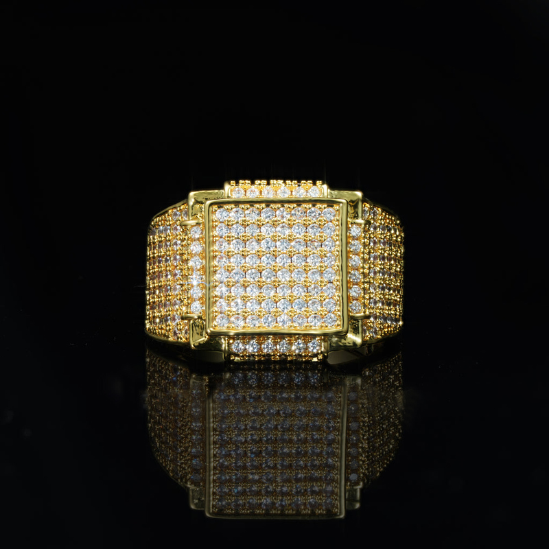 Helloice Square Ring for Men