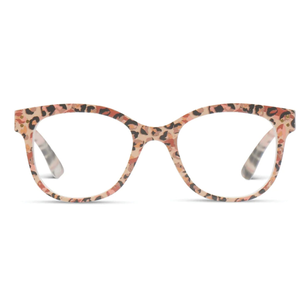 Peepers Blue Light Readers Oasis- Blush Leopard