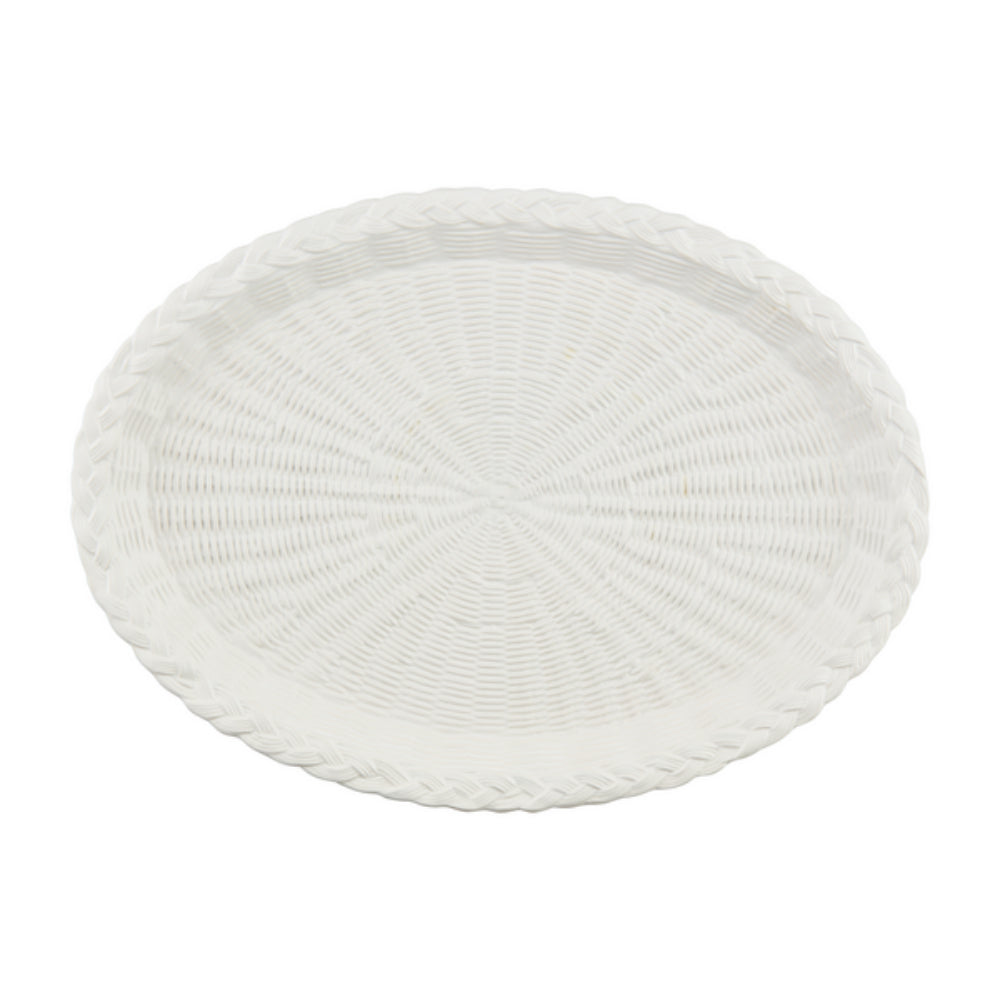 Mud Pie Woven Ceramic Platter