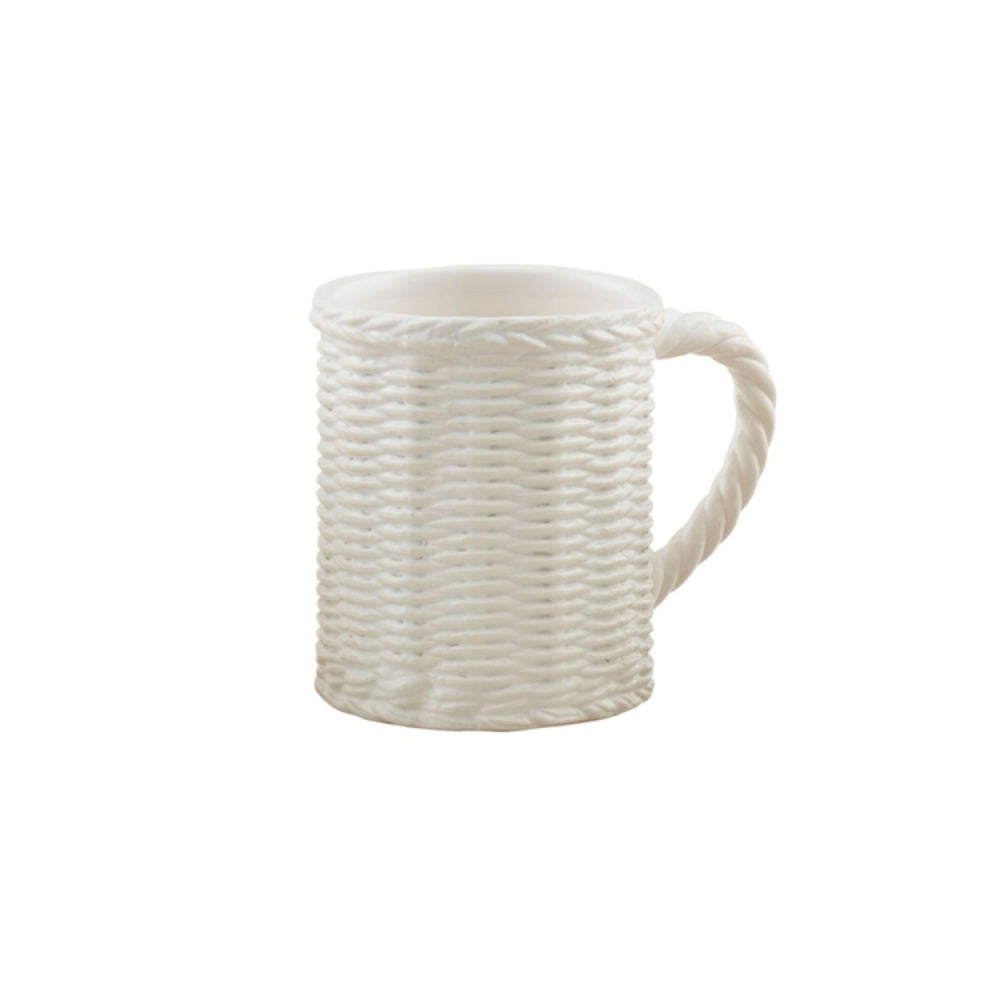 Mud Pie Woven Mug