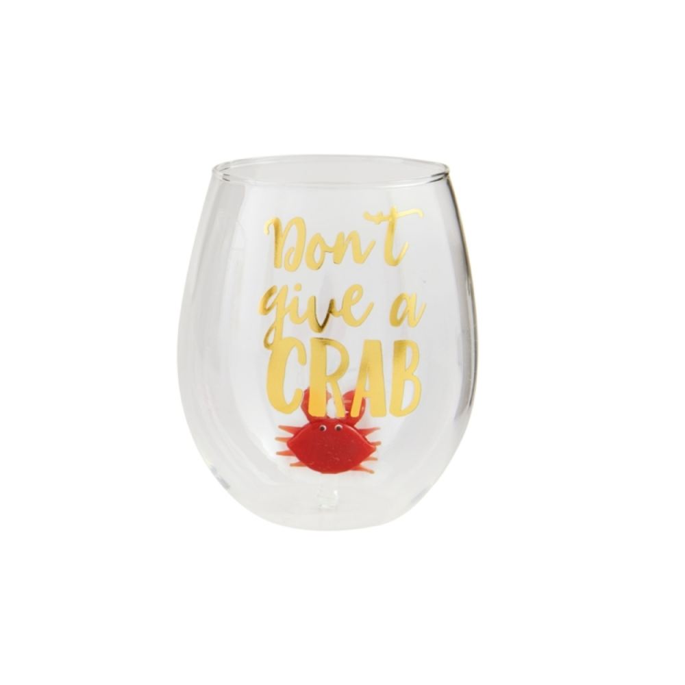 Mud Pie Sea Icon Wine Glass