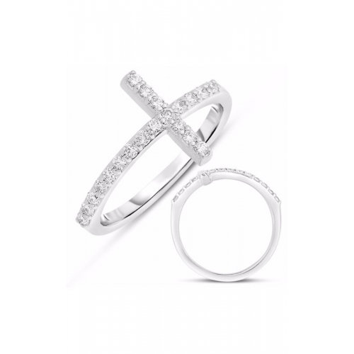 S Kashi & Sons Crosses Fashion Ring D4350WG