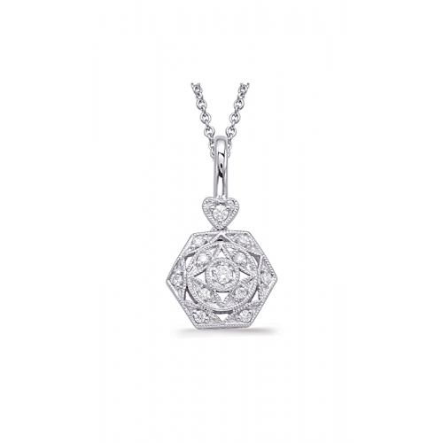 S Kashi & Sons Fashion Diamond Pendant P3294WG