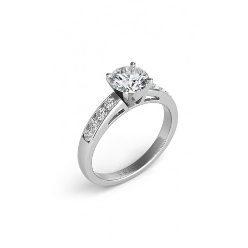 S. Kashi and Sons Channel Set Engagement Ring EN1616WG