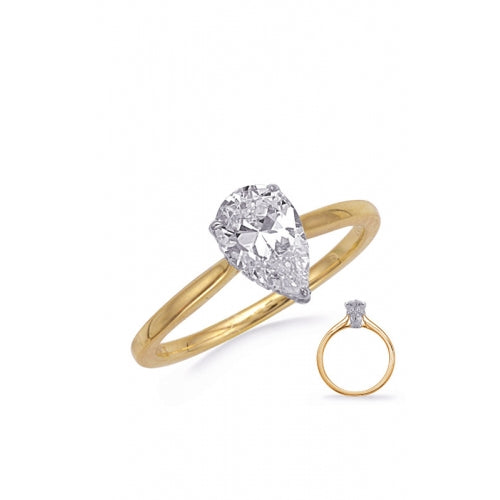 S Kashi & Sons Halo - Hidden Engagement Ring EN8389-9X6PSYW