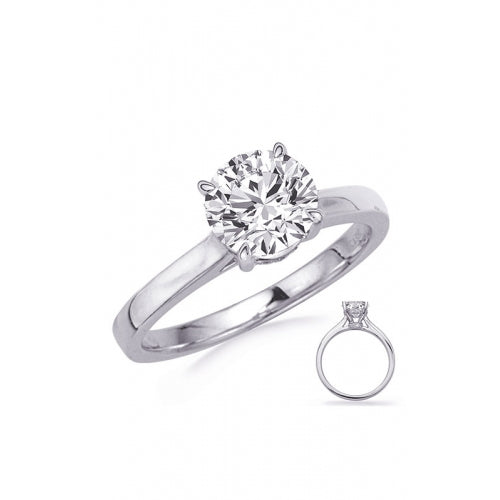 S Kashi & Sons Halo - Hidden Engagement Ring EN8352-3WG