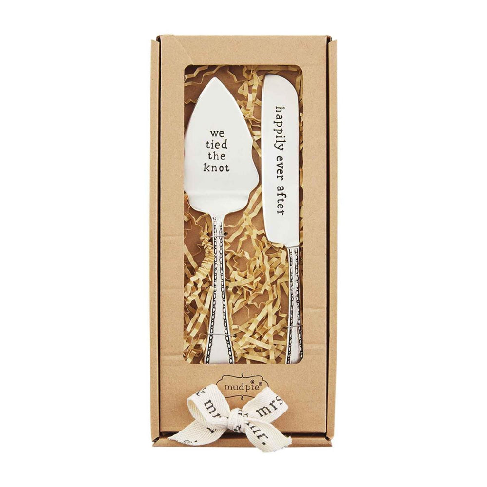 Mud Pie Wedding Cake Utensils