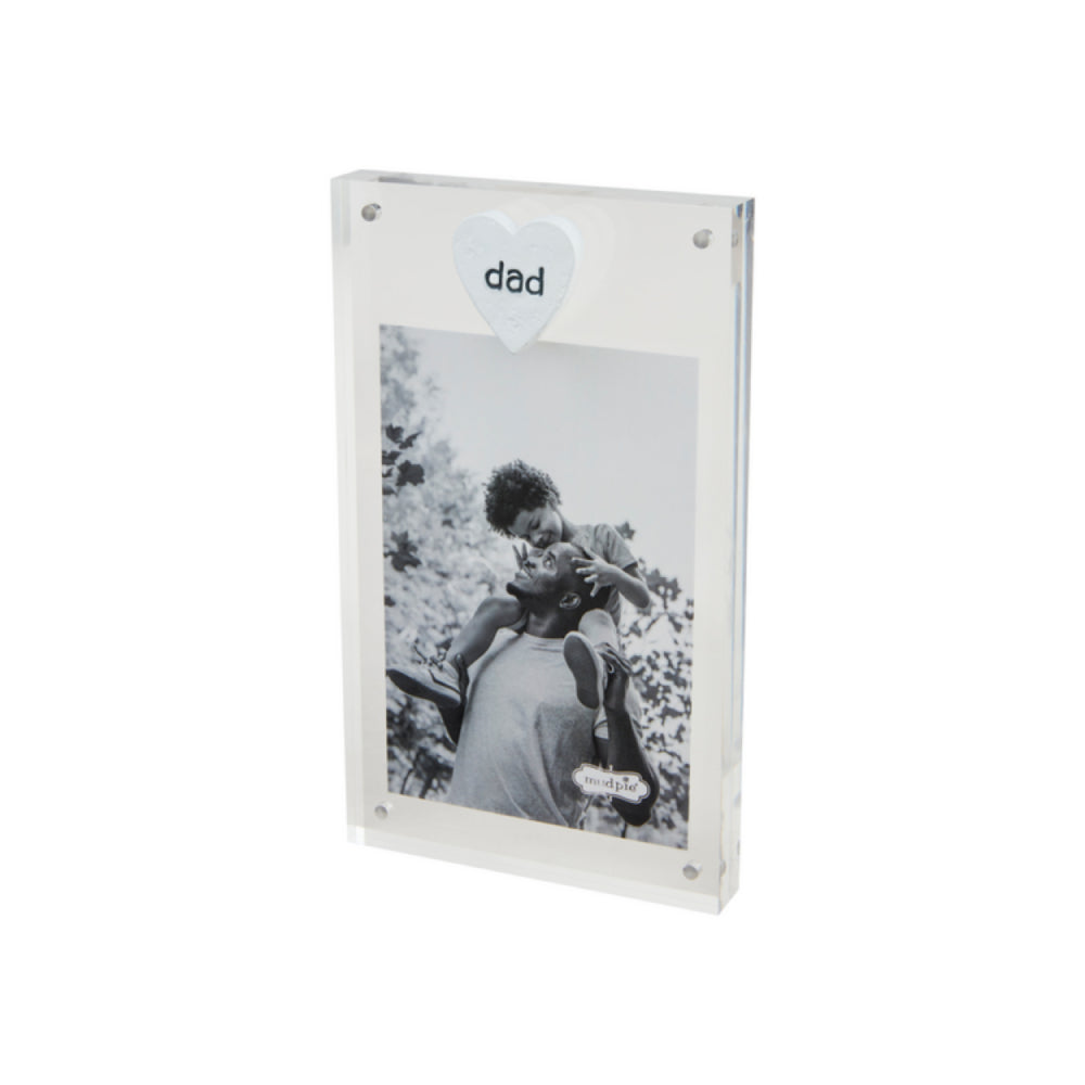 Mud Pie Acrylic Dad Plaque Frame