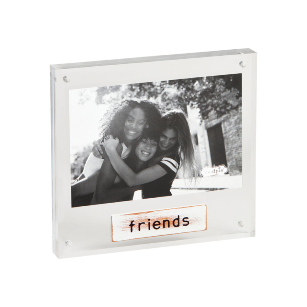 Mud Pie Acrylic Plaque Friends Frame