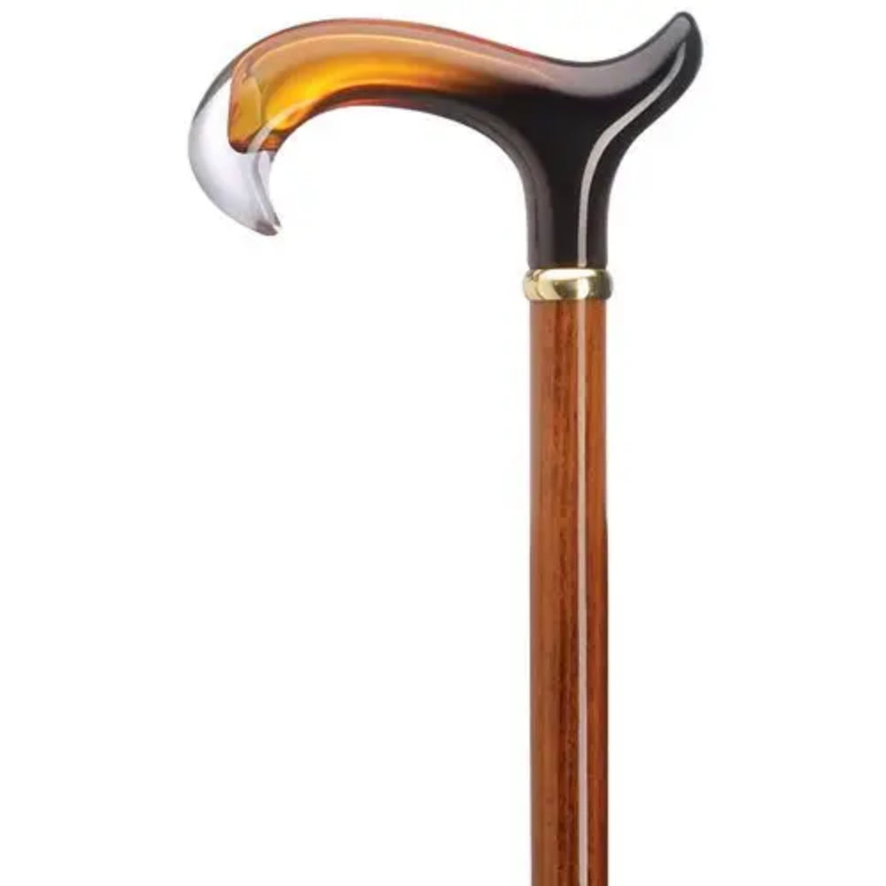 Amber Acrylic Derby Cane
