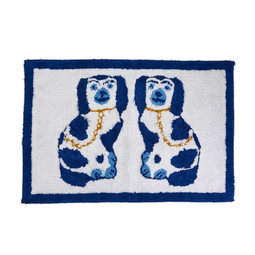 Two's Company Staffordshire Dog Accent Rug