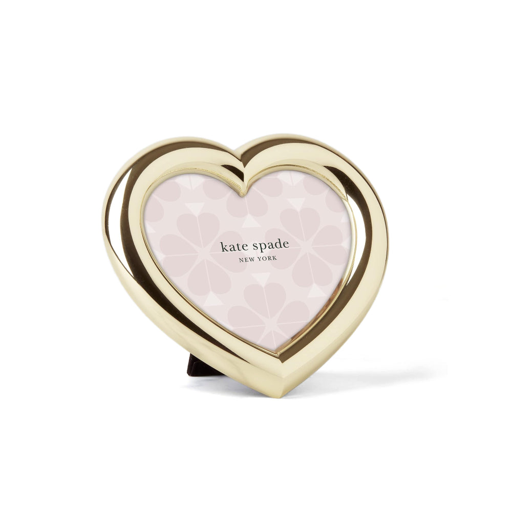 Kate Spade Charmed Life Gold Heart Picture Frame