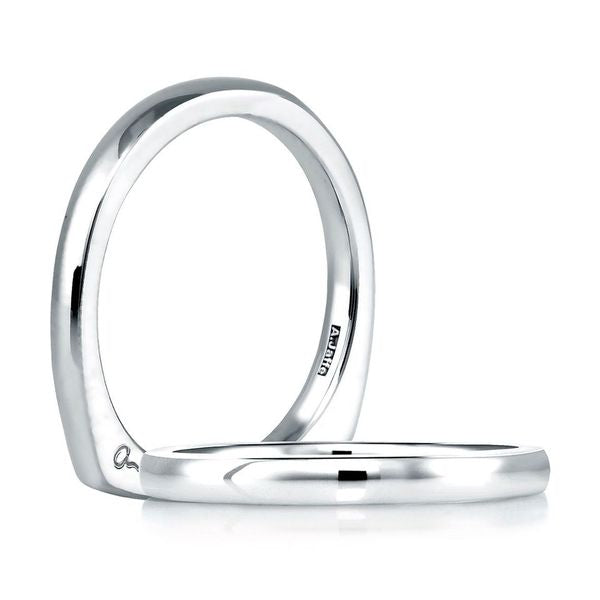 A.Jaffe Wedding Bands Simple Classic Signature Band MRS166/PL