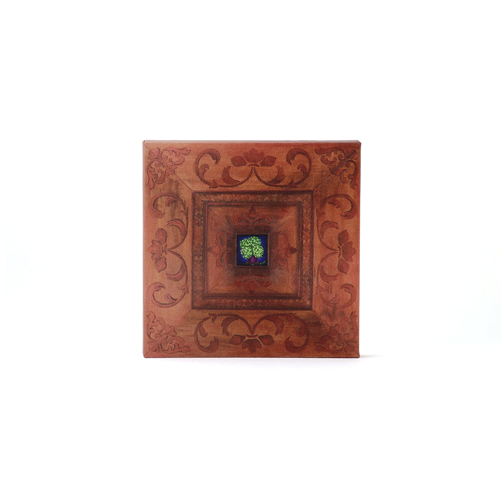 Artwork for Animals Angelica Goodwin Original Bronze Frame Green Hydrangea Canvas Print