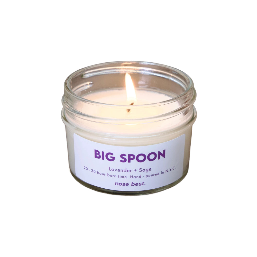 Big Spoon 4oz Soy Candle-Lavender & Sage