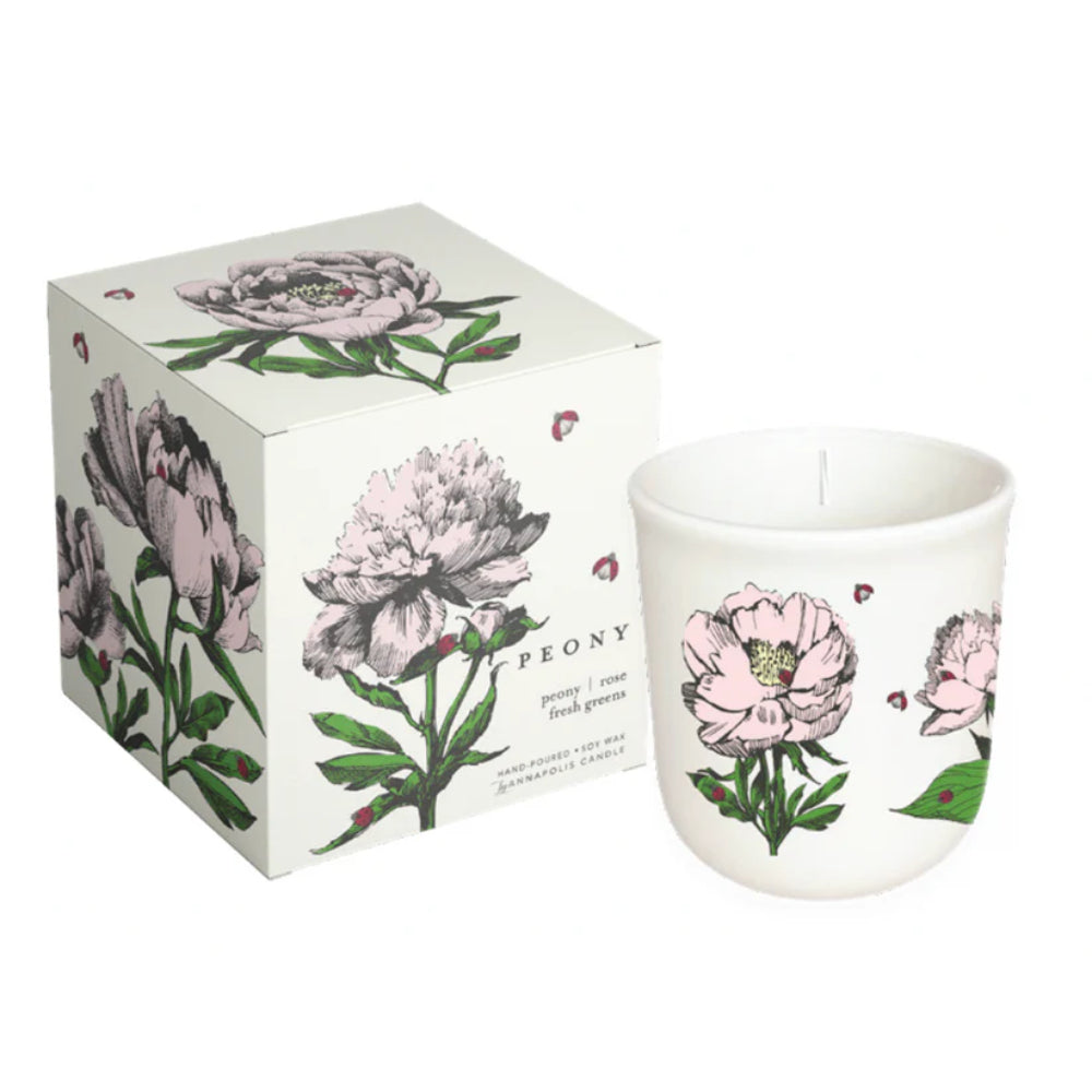Annapolis Candle Terrace: Peony Boxed Candle