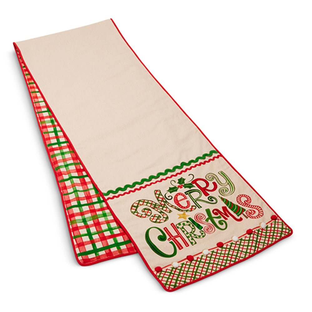Raz Imports 90" Whimsy of Christmas Table Runner