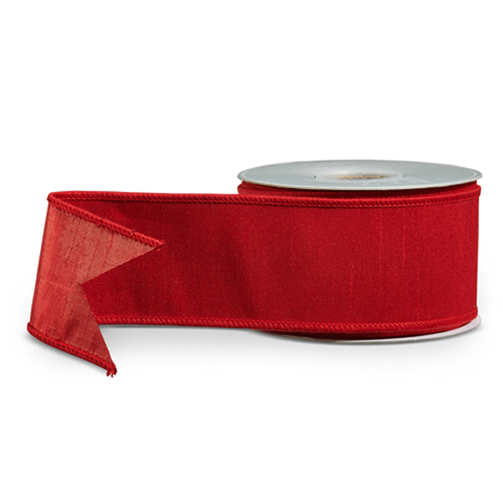 Raz Imports 2.5" X 10 Yds Red Wired Ribbon