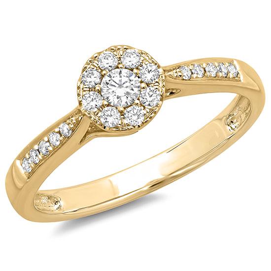 Shy Creation 0.24Ct Diamond Ring SC22003040