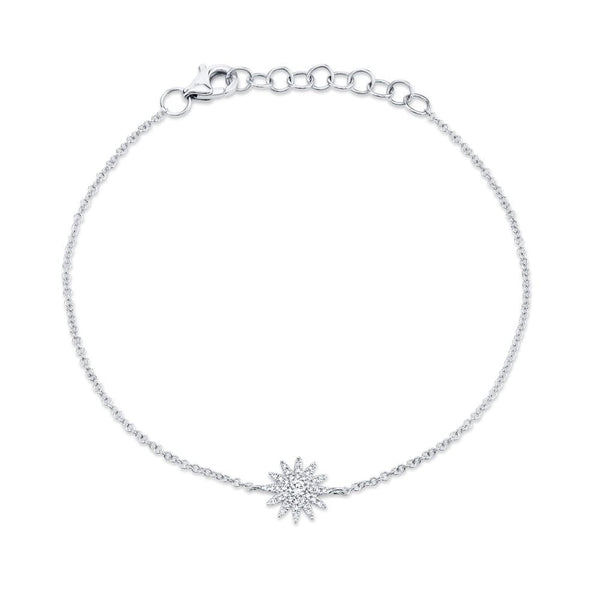 Shy Creation 0.14Ct Diamond Starburst Bracelet SC55008876