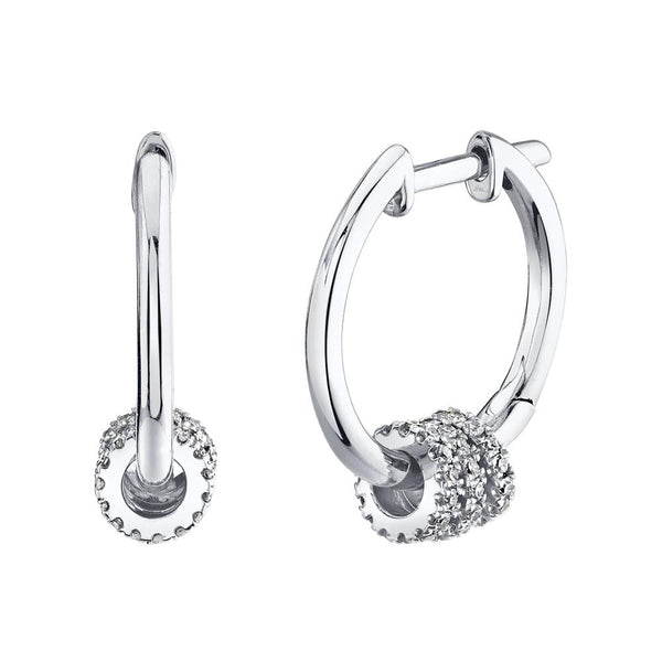 Shy Creation 0.24Ct Diamond Huggie Earring SC55020713