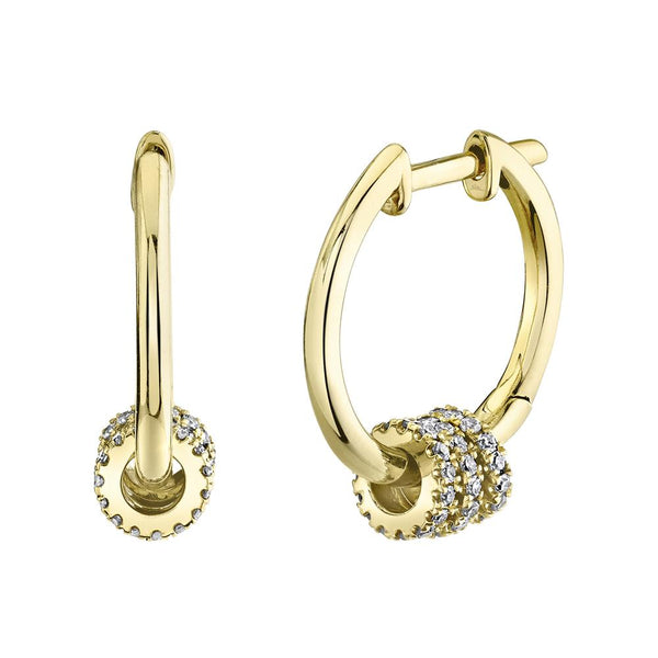 Shy Creation 0.24Ct Diamond Huggie Earring SC55020714