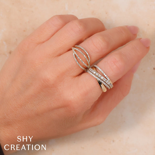 Shy Creation 0.24Ct Diamond Ring SC22009892