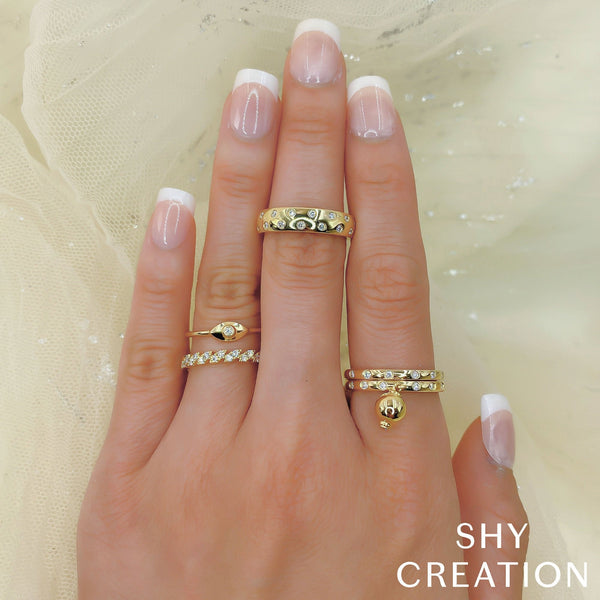 Shy Creation 0.24Ct Diamond Band SC55019365