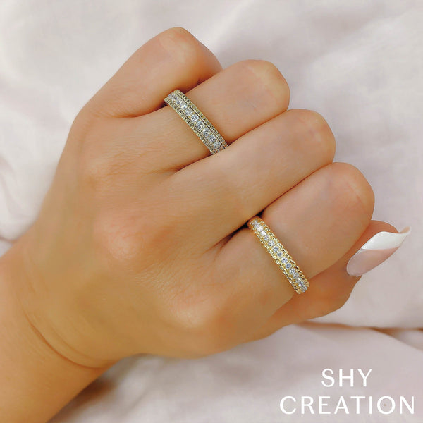 Shy Creation 0.19Ct Diamond Band SC55021069