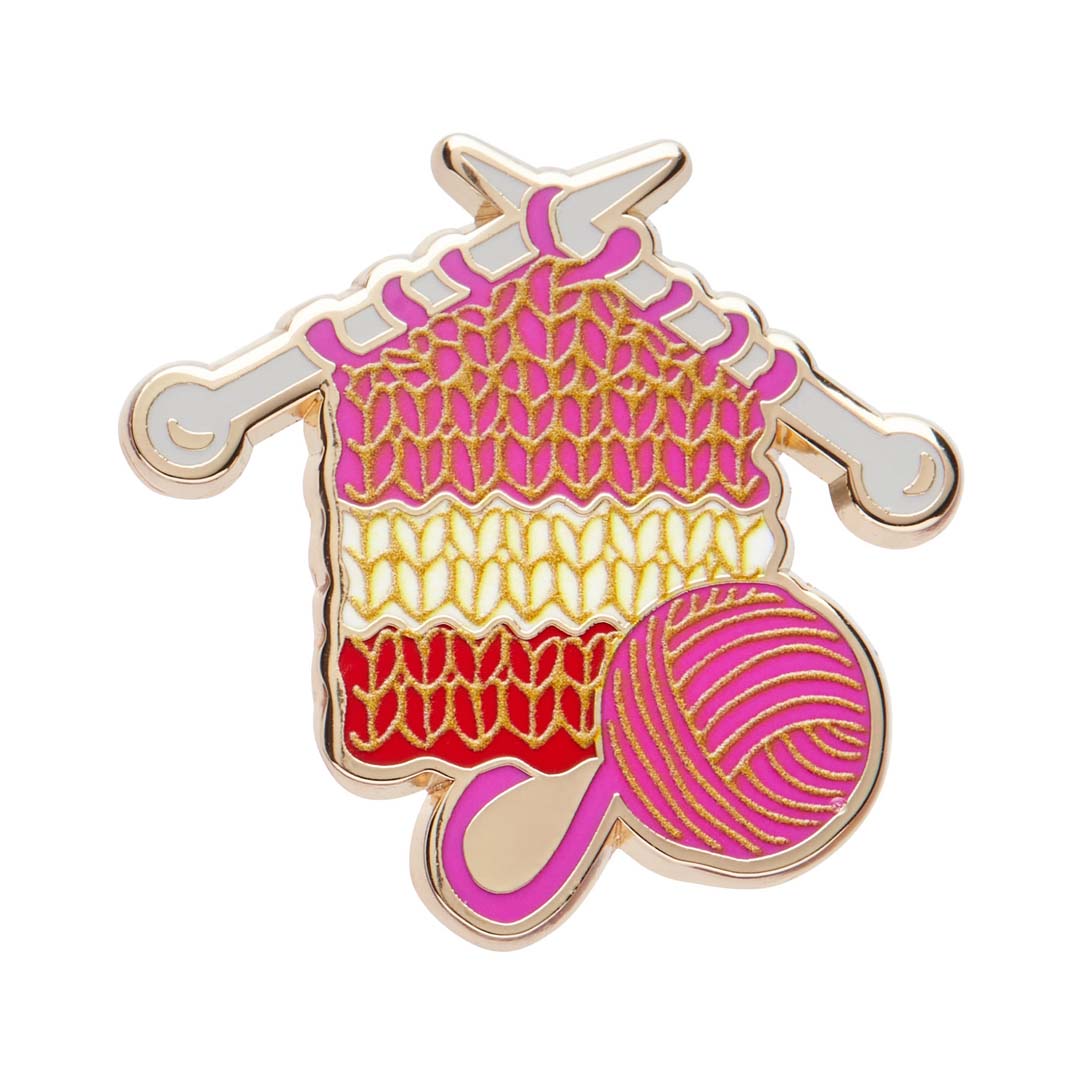 A Stitch in Time Enamel Pin By Erstwilder