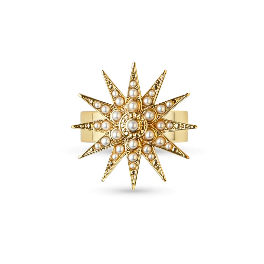 Pearl Star Ring By Bill Skinner - Special Purchase!