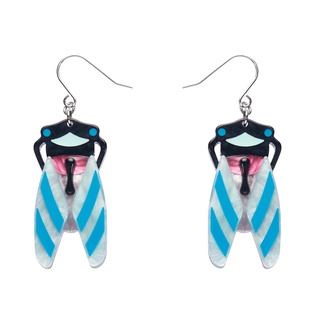 Deco Cicada Drop Earrings By Erstwilder