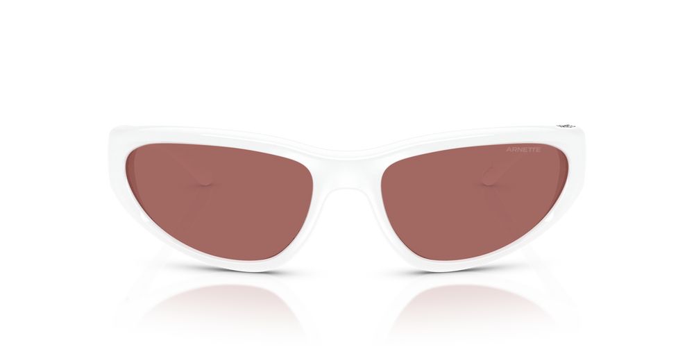 AN4352 White Oval Sunglasses