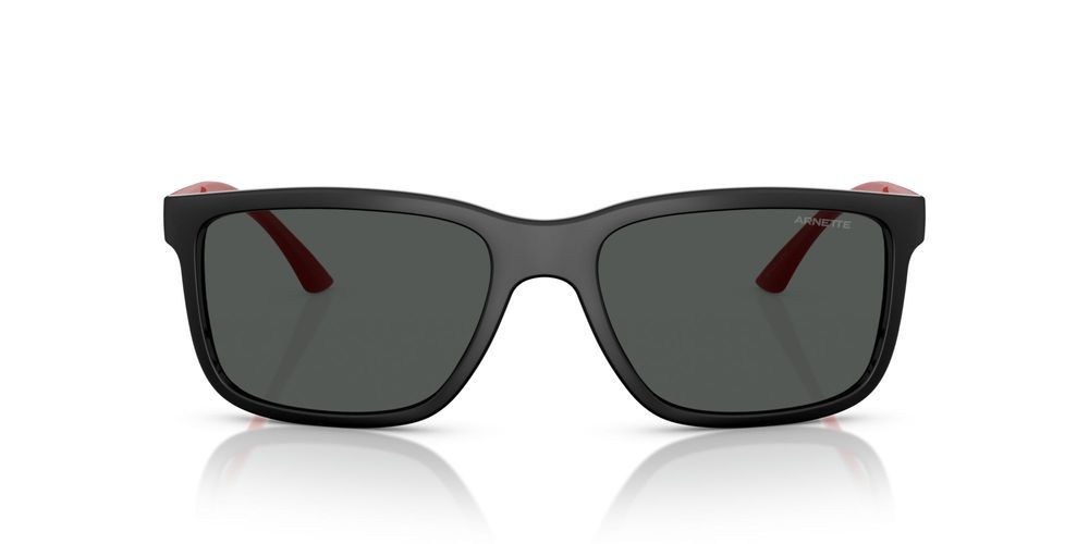 AN4359 Black Rectangle Sunglasses