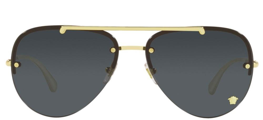 GLAM MEDUSA VE 2231 Gold Pilot Sunglasses