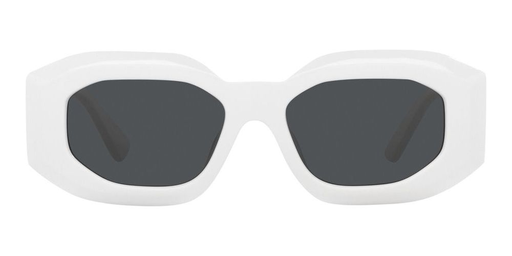 ROCK ICONS VE 4425U White Geometric Sunglasses