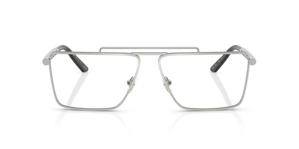 VE 1295 Silver Rectangle Eyeglasses
