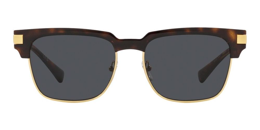 VE 4447 Havana Geometric Sunglasses