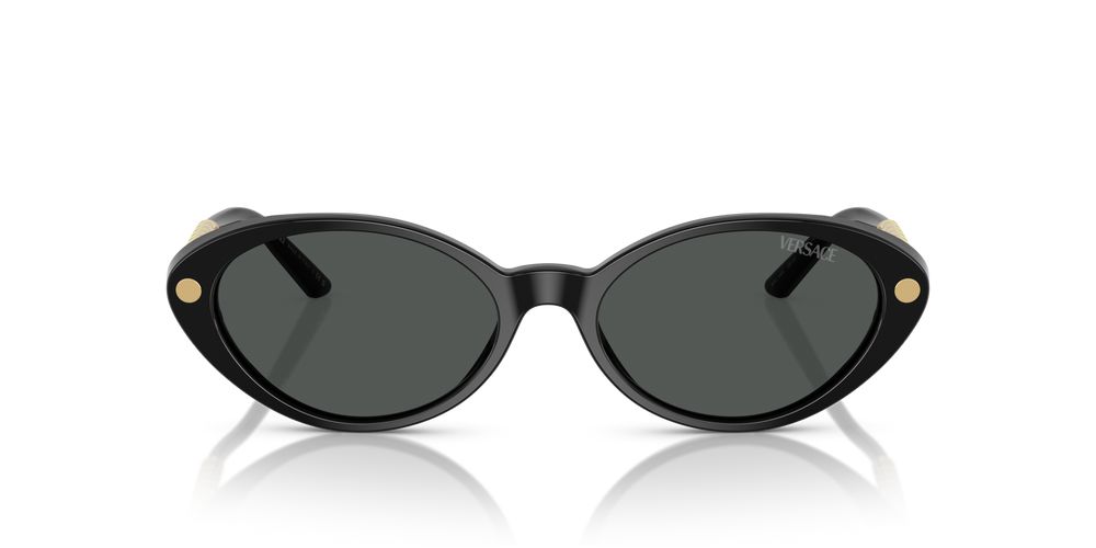 VE 4469 Black Oval Sunglasses