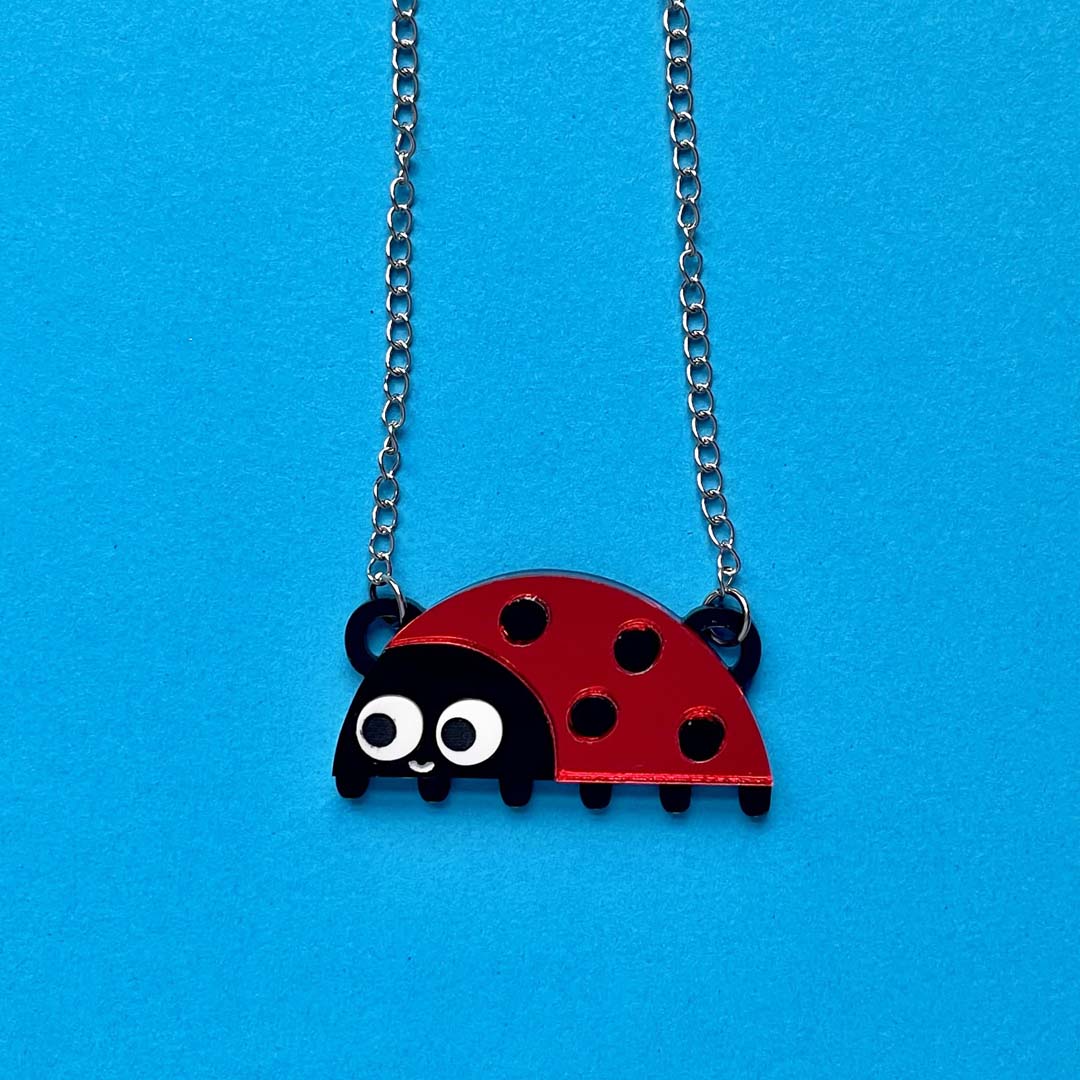 LadyBird Necklace By Happy Stuff Studio