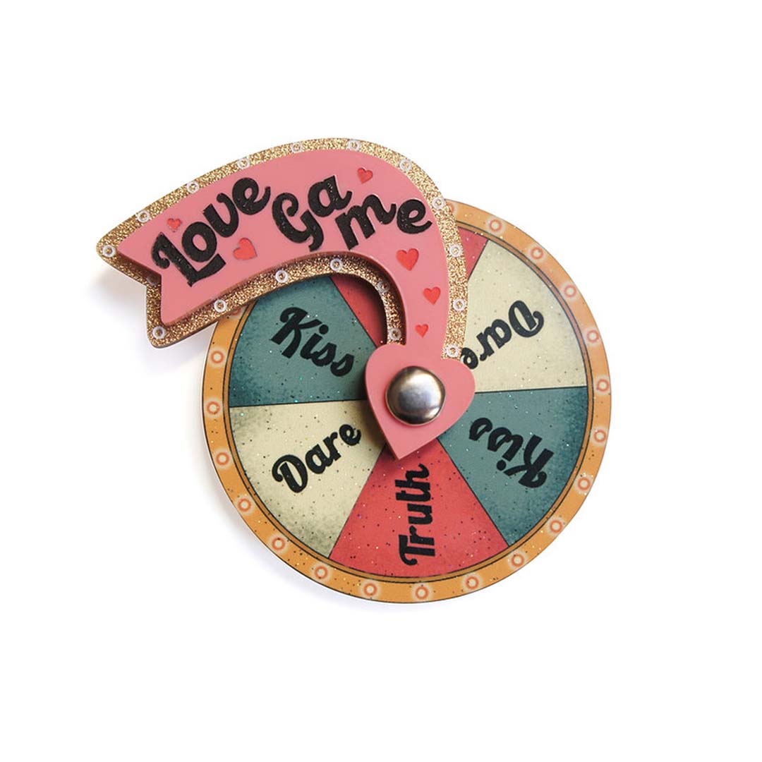 Love Game Brooch By Laliblue