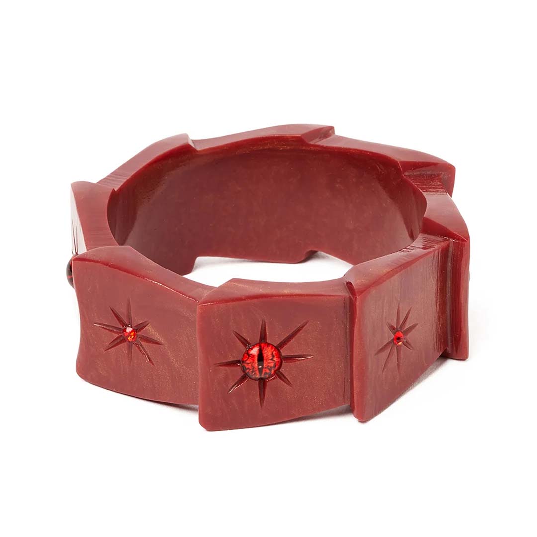 Wide Mesmerized Bangle By Splendette