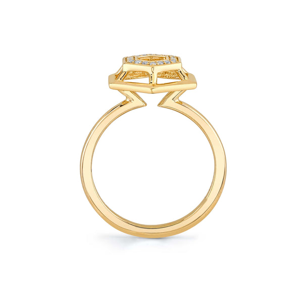 Hex Truss Cocktail Ring F513