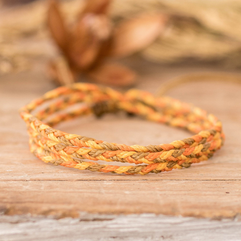 Transformable Macrame Wrap Bracelet and Necklace in One, "Versatile Delight"
