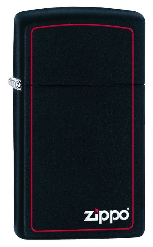 Zippo Zippo Slim Black Matte Lighter 1618ZB-000019